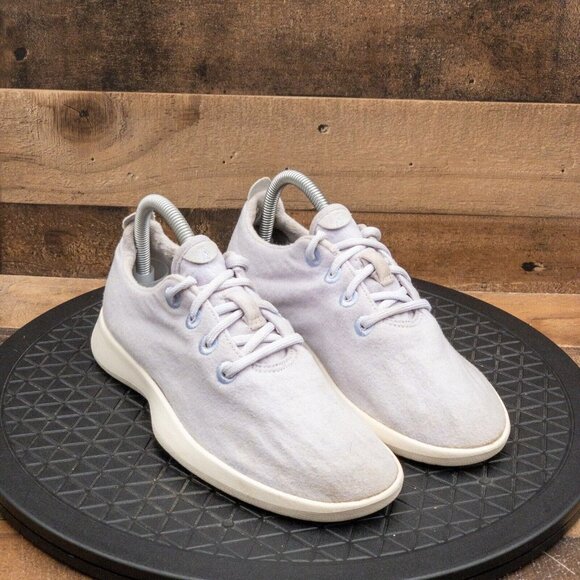 ALLBIRDS WOOL RUNNERS WOMENS ATHLETIC SHOES RUNNING WALKING LIGHT BLUE SIZE 8 - Picture 3 of 9